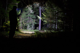 Pannlampa med Cree Q5 - 3 Watt, stor 
